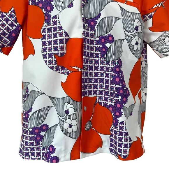 Vintage 60’s Hawaii Nei Honolulu Retro Floral Print Hawaiian Shirt - Picture 3 of 8